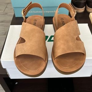 Tan sandals